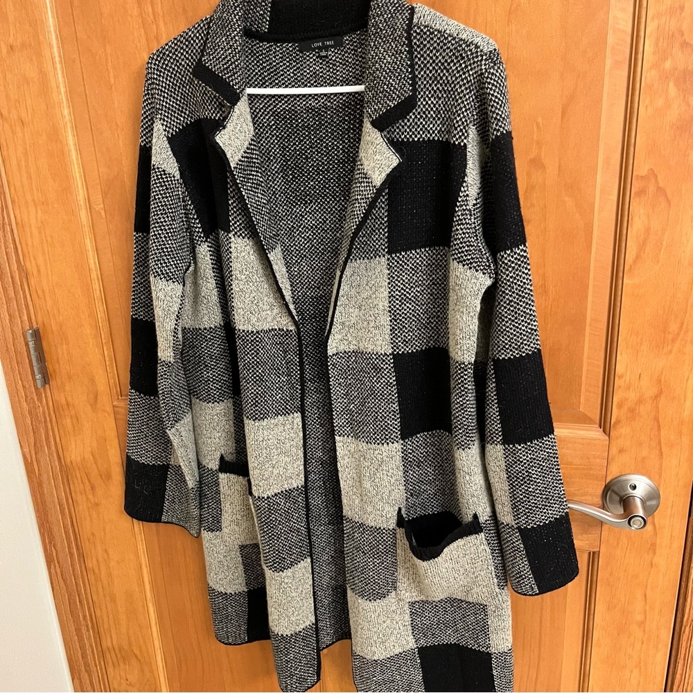 Flannel Pattern Cardigan - Picture 2 of 6